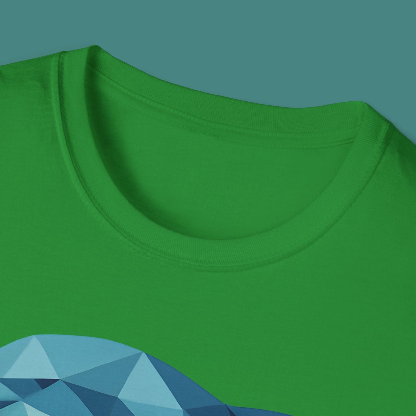 Geometric Polygon Dolphin Unisex T-Shirt