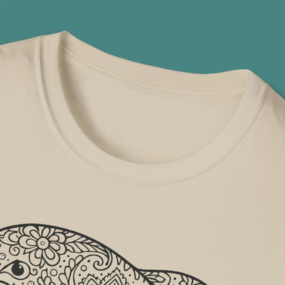 Intricate Mandala Dolphin Unisex T-Shirt