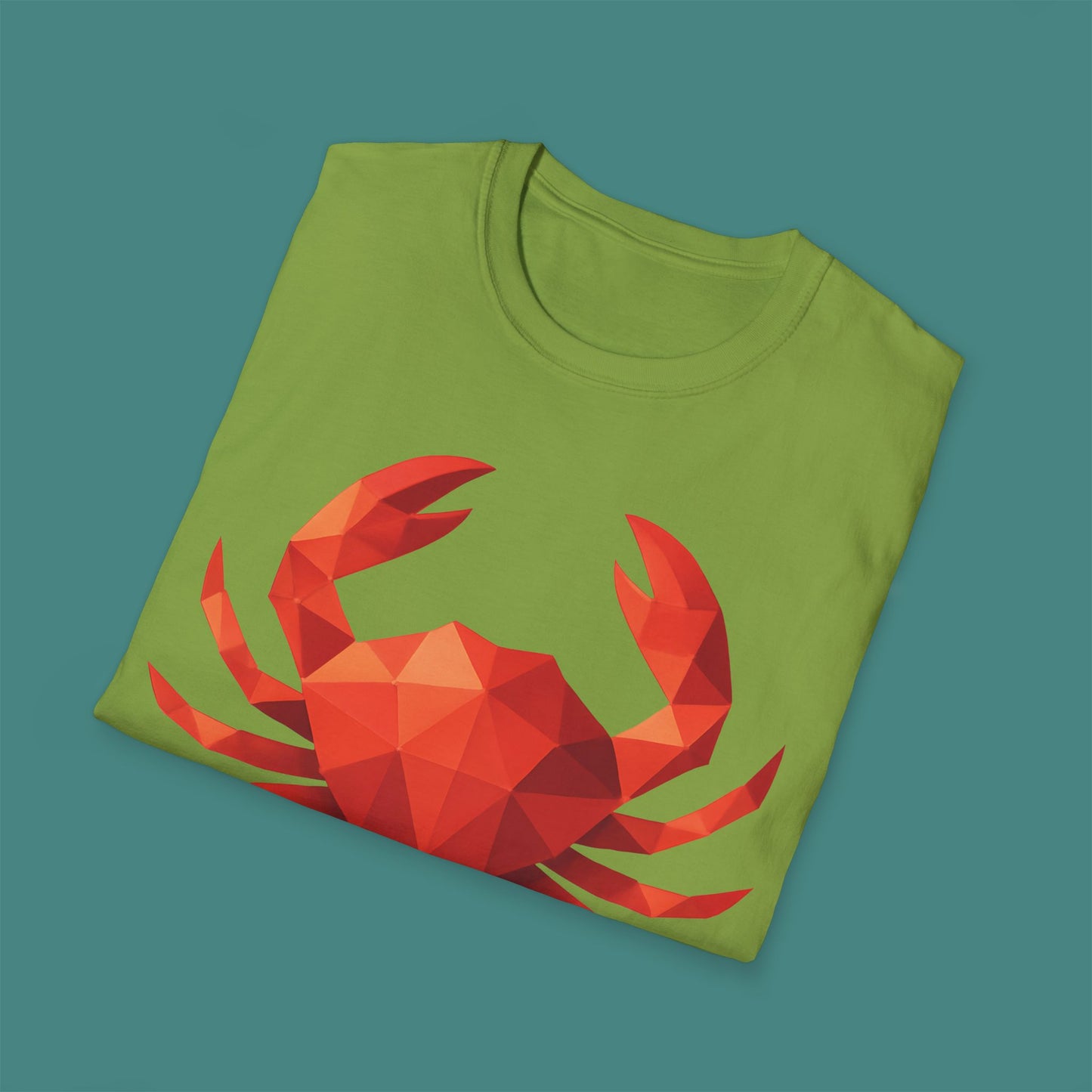 Geometric Polygon Crab Unisex T-Shirt