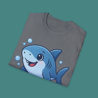 Cartoon Cute Shark Unisex T-Shirt