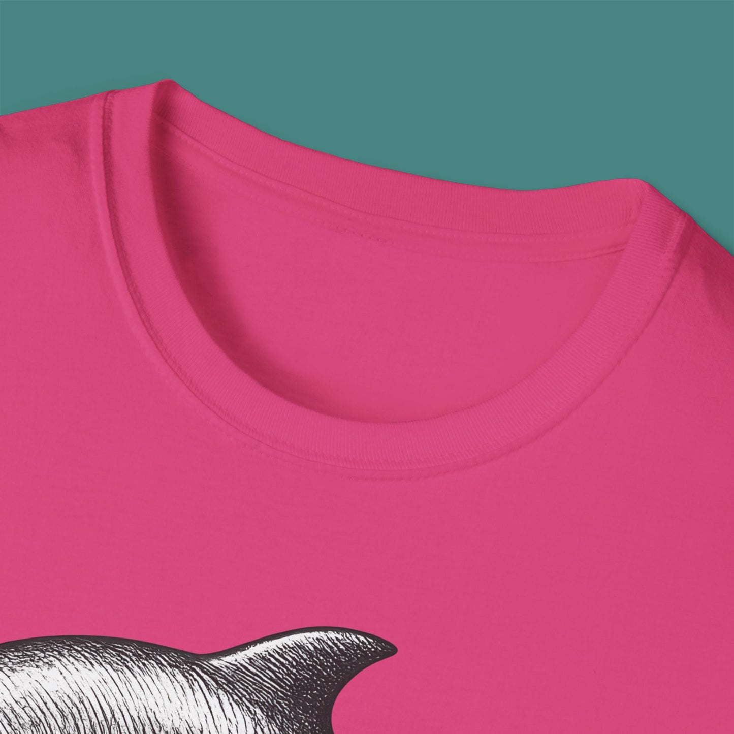 Vintage Etching Dolphin Unisex T-Shirt