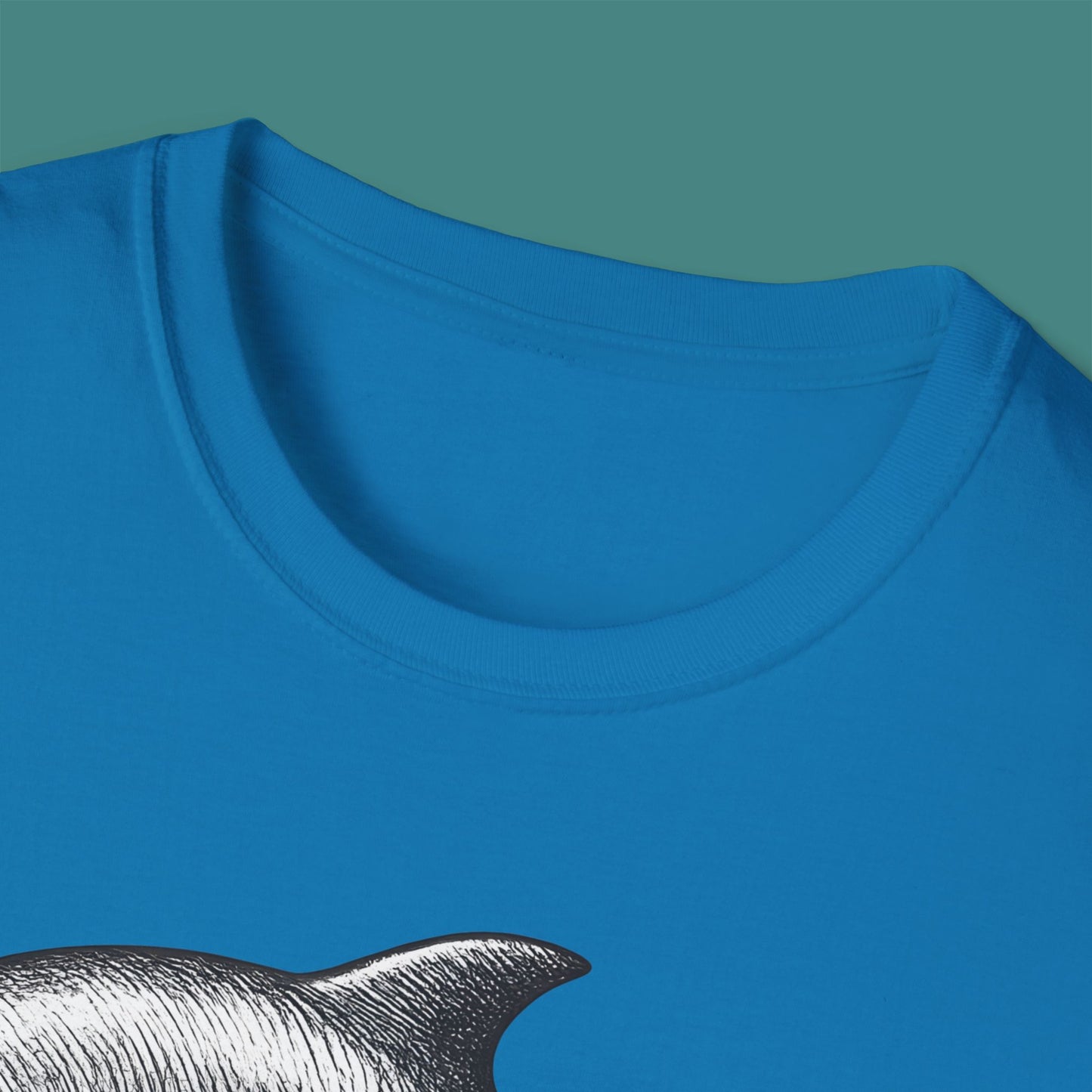 Vintage Etching Dolphin Unisex T-Shirt