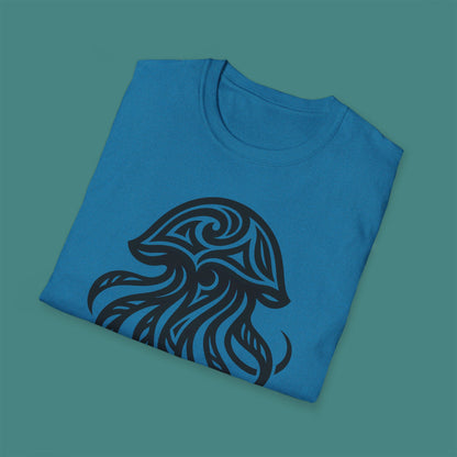 Tribal Tattoo Jellyfish Unisex T-Shirt