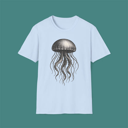 Vintage Etching Jellyfish Unisex T-Shirt