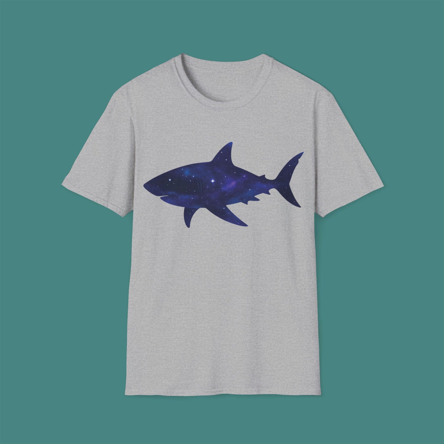 Cosmic Galaxy Shark Unisex T-Shirt