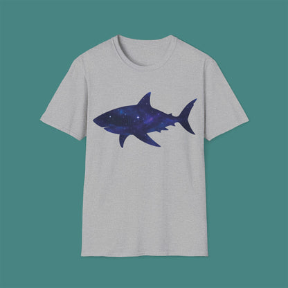Cosmic Galaxy Shark Unisex T-Shirt
