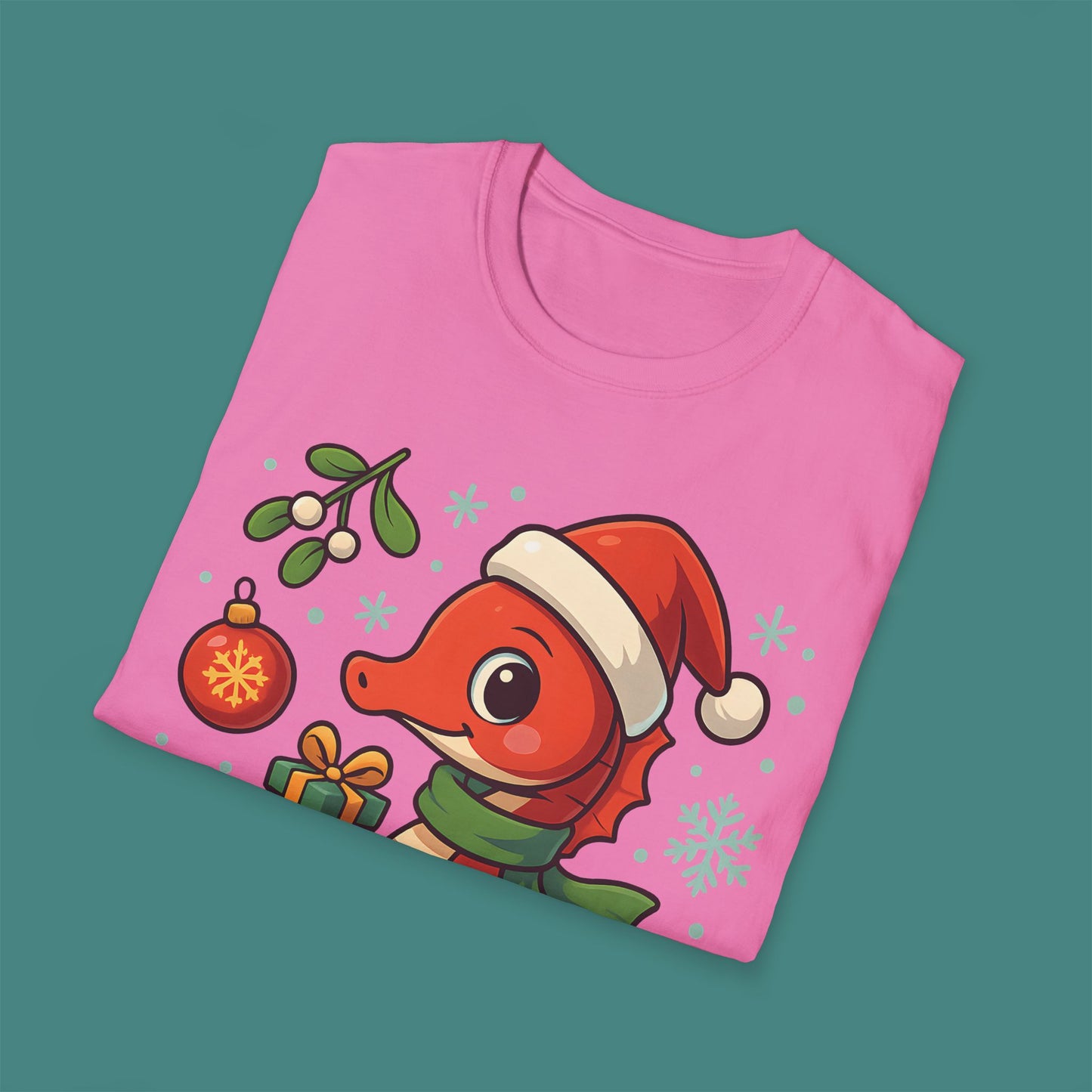 Christmas Seahorse Unisex T-Shirt