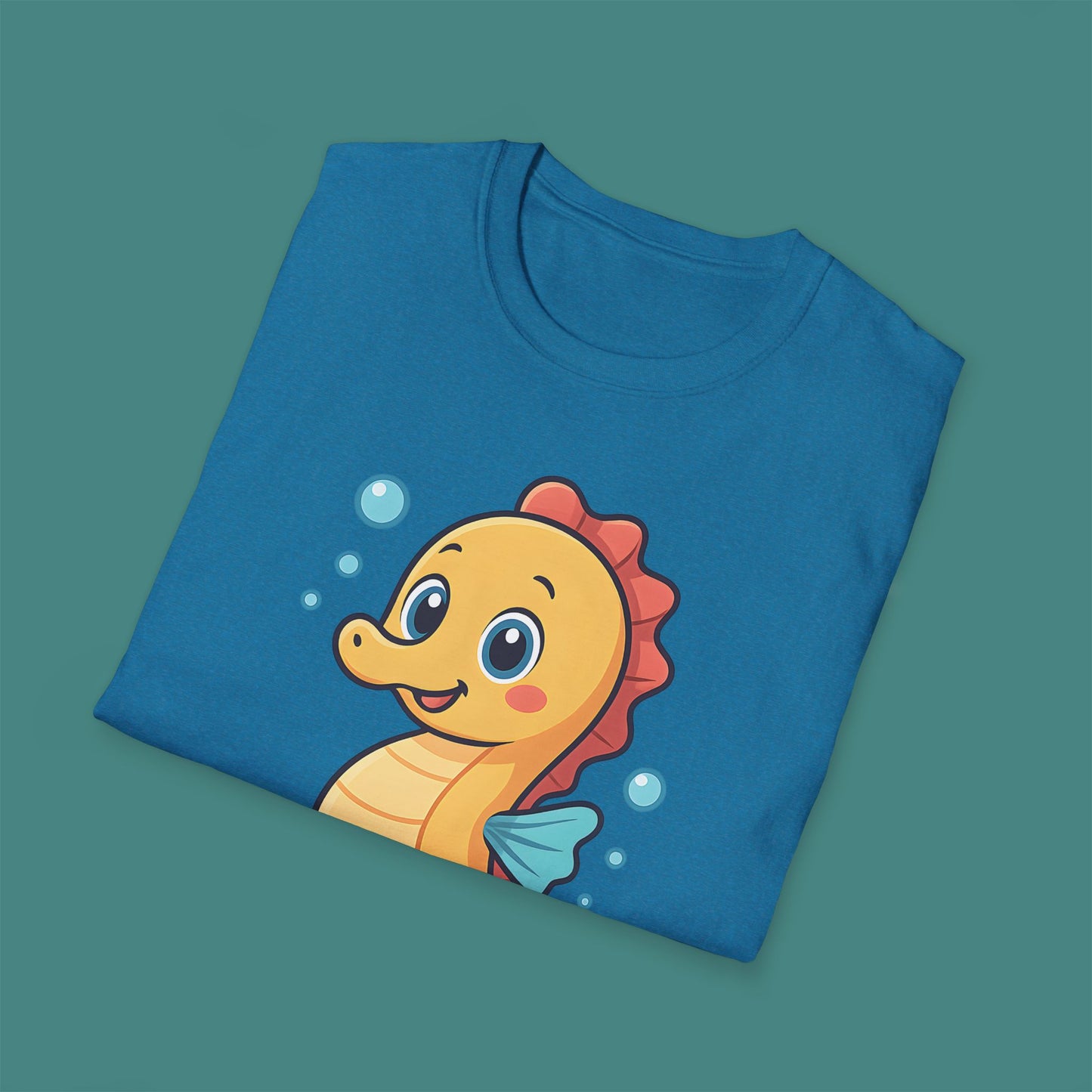 Cartoon Cute Seahorse Unisex T-Shirt