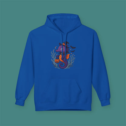 Halloween Seahorse Fleece Unisex Hoodie