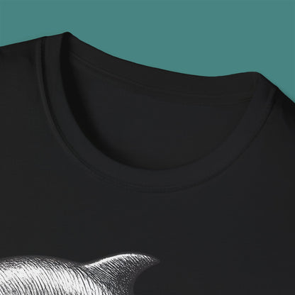 Vintage Etching Dolphin Unisex T-Shirt
