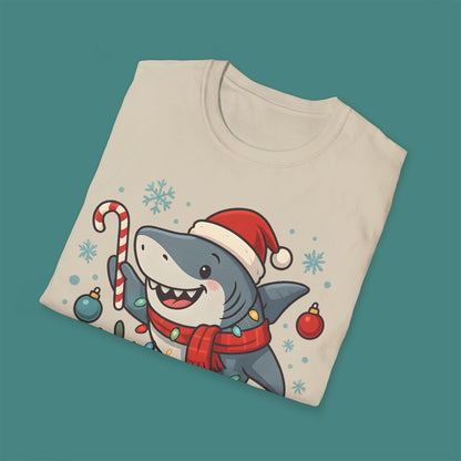 Christmas Shark Unisex T-Shirt