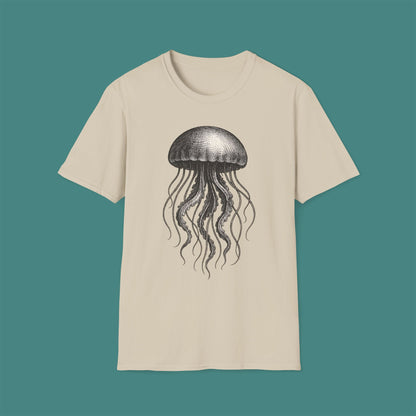 Vintage Etching Jellyfish Unisex T-Shirt