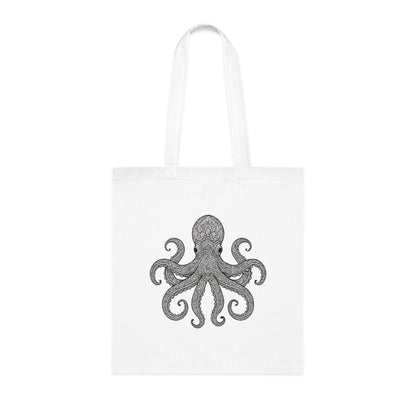 Intricate Mandala Octopus Tote Bag