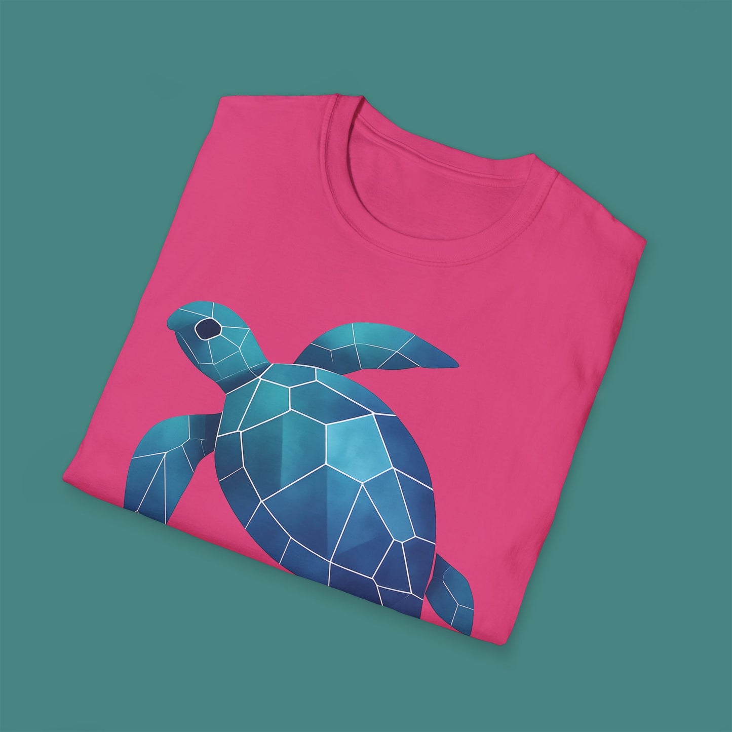 Geometric Polygon Turtle Unisex T-Shirt