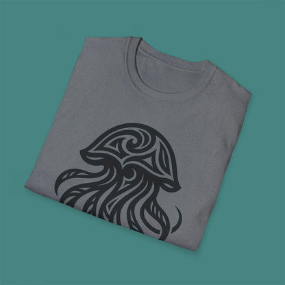 Tribal Tattoo Jellyfish Unisex T-Shirt