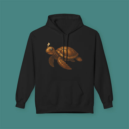 Steampunk Mechanical Turtle Fleece Unisex Hoodie