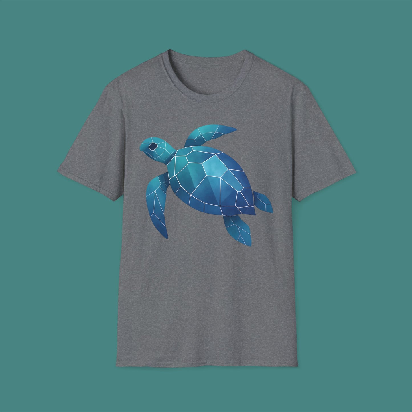 Geometric Polygon Turtle Unisex T-Shirt