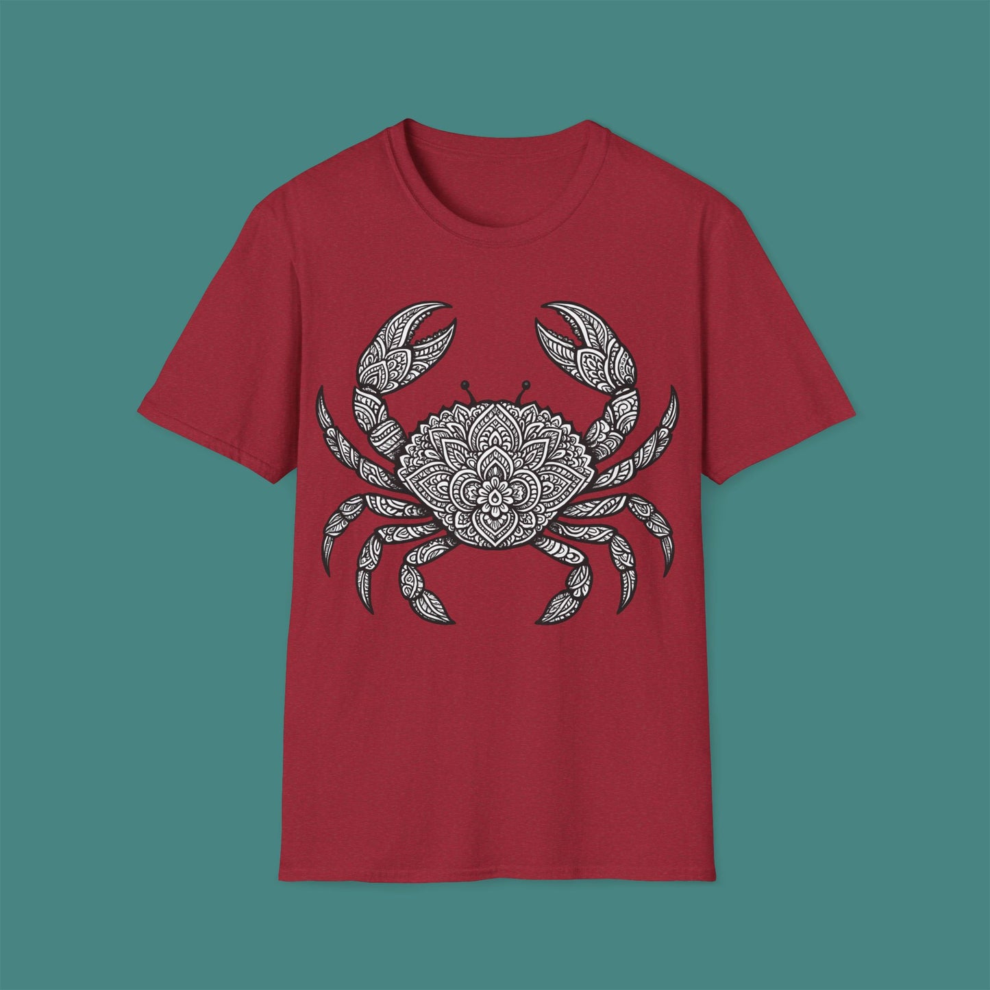 Intricate Mandala Crab Unisex T-Shirt