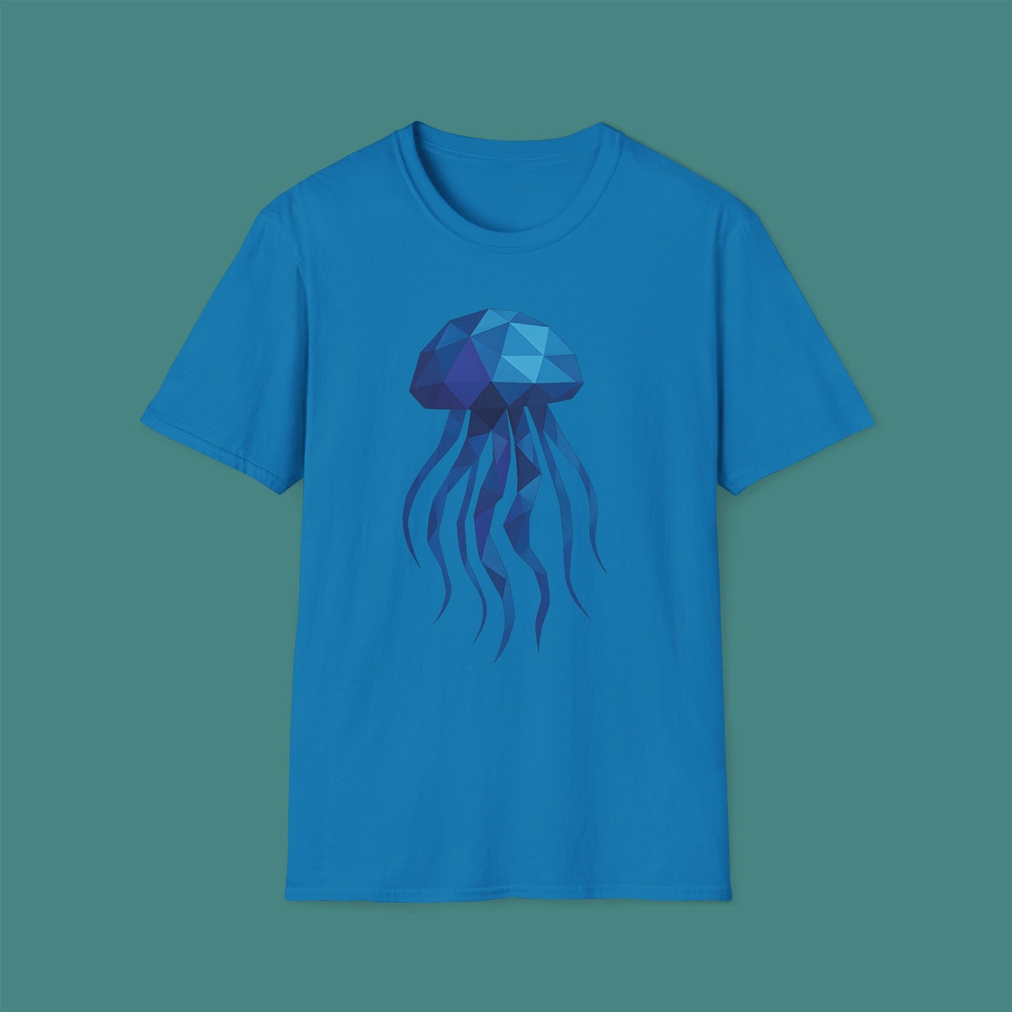 Geometric Polygon Jellyfish Unisex T-Shirt