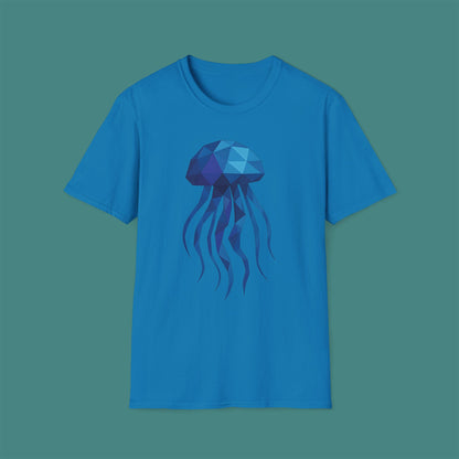 Geometric Polygon Jellyfish Unisex T-Shirt