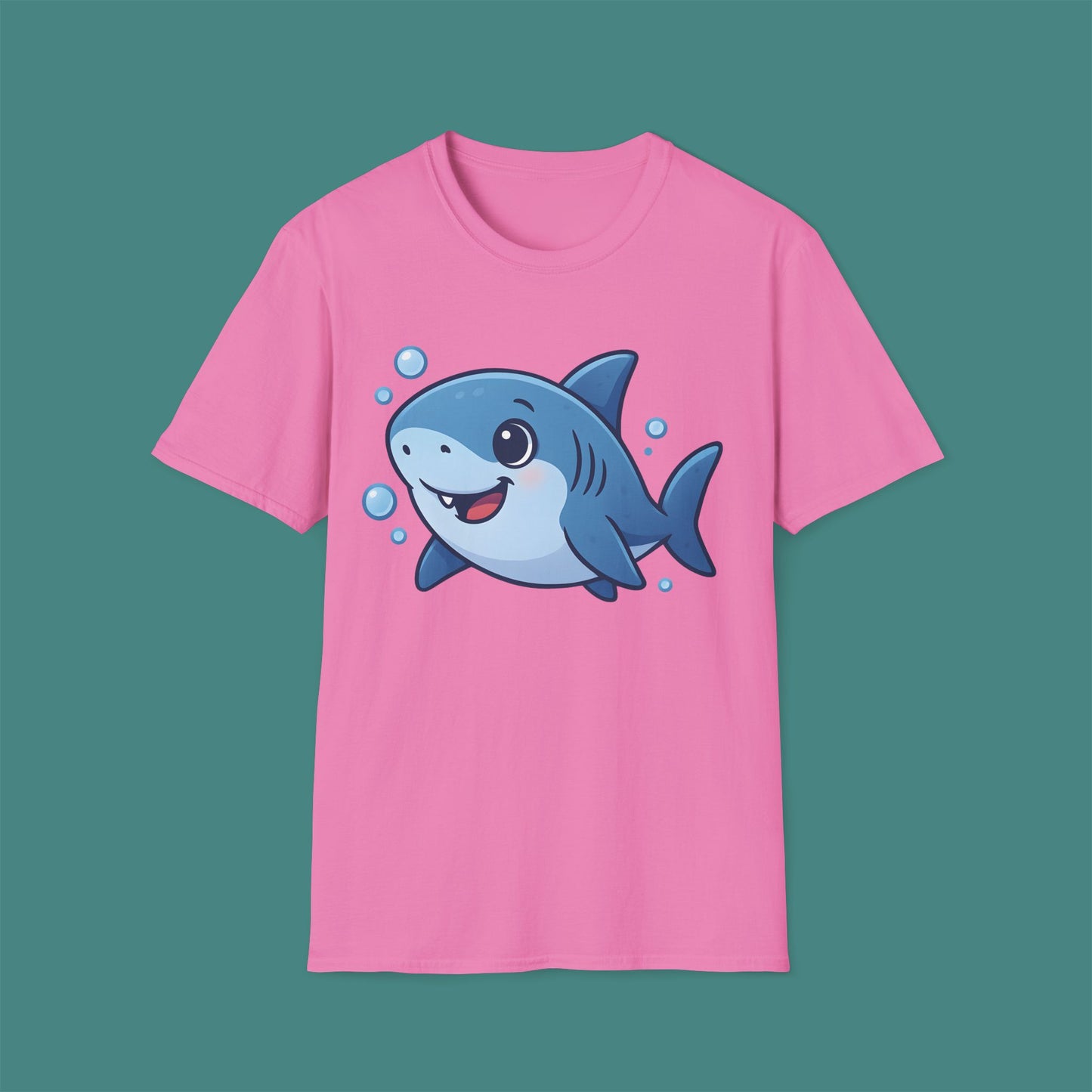 Cartoon Cute Shark Unisex T-Shirt