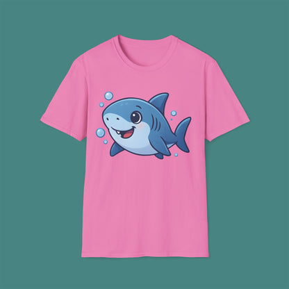 Cartoon Cute Shark Unisex T-Shirt