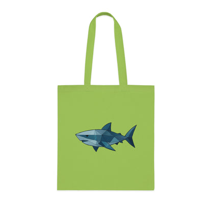Geometric Polygon Shark Tote Bag