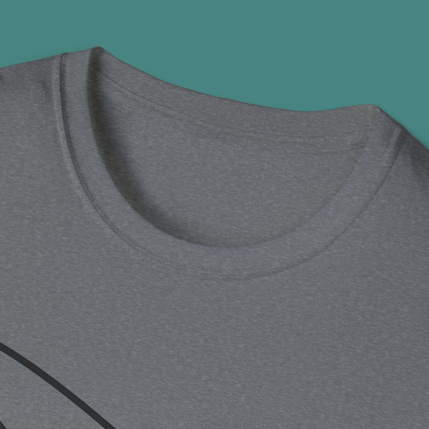 Minimalist Line Art Whale Unisex T-Shirt