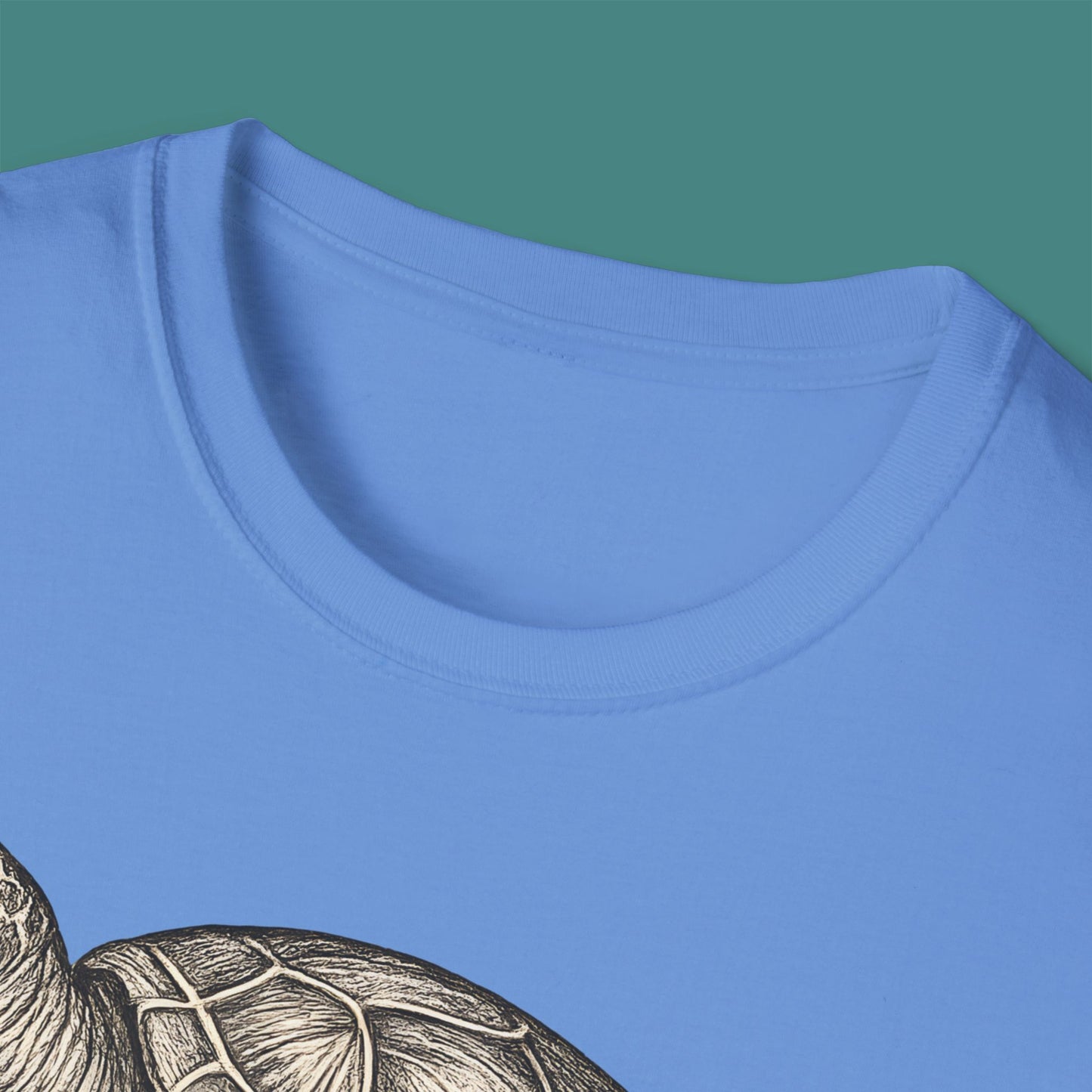 Vintage Etching Turtle Unisex T-Shirt