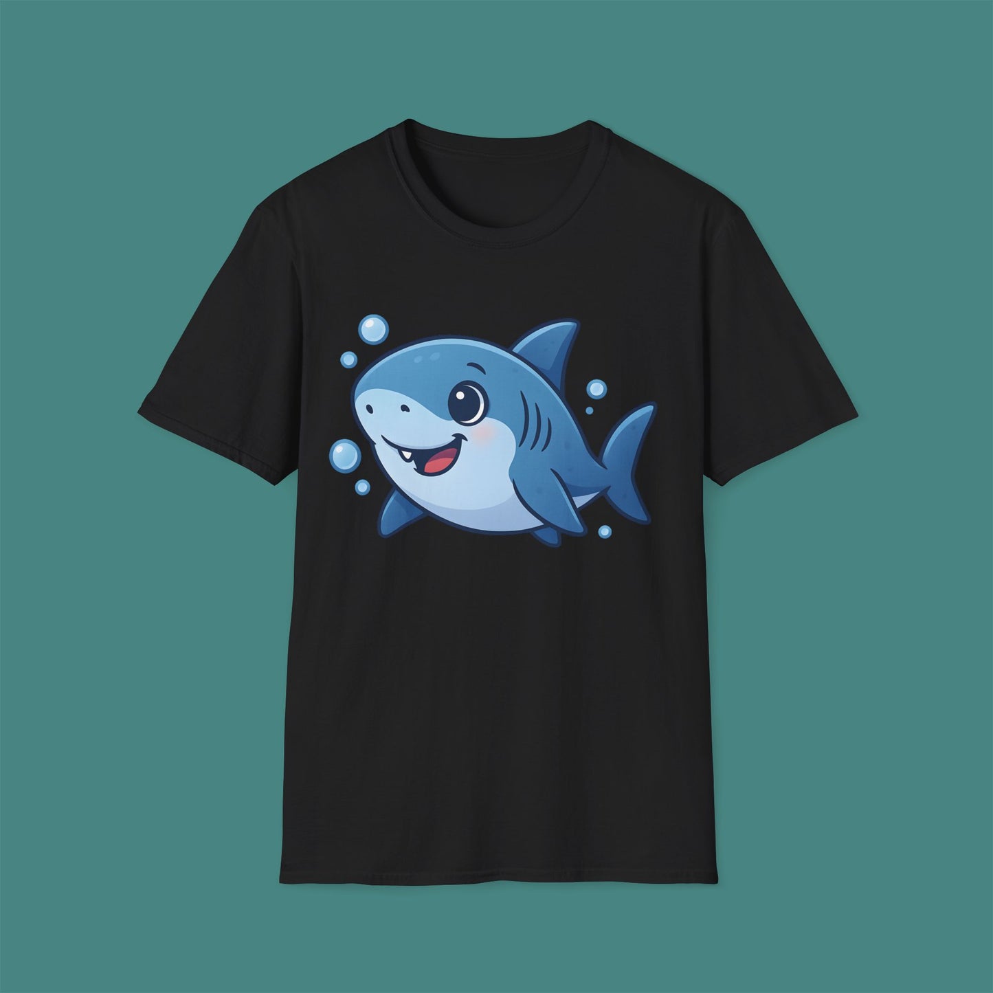 Cartoon Cute Shark Unisex T-Shirt