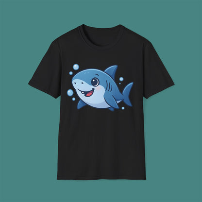 Cartoon Cute Shark Unisex T-Shirt