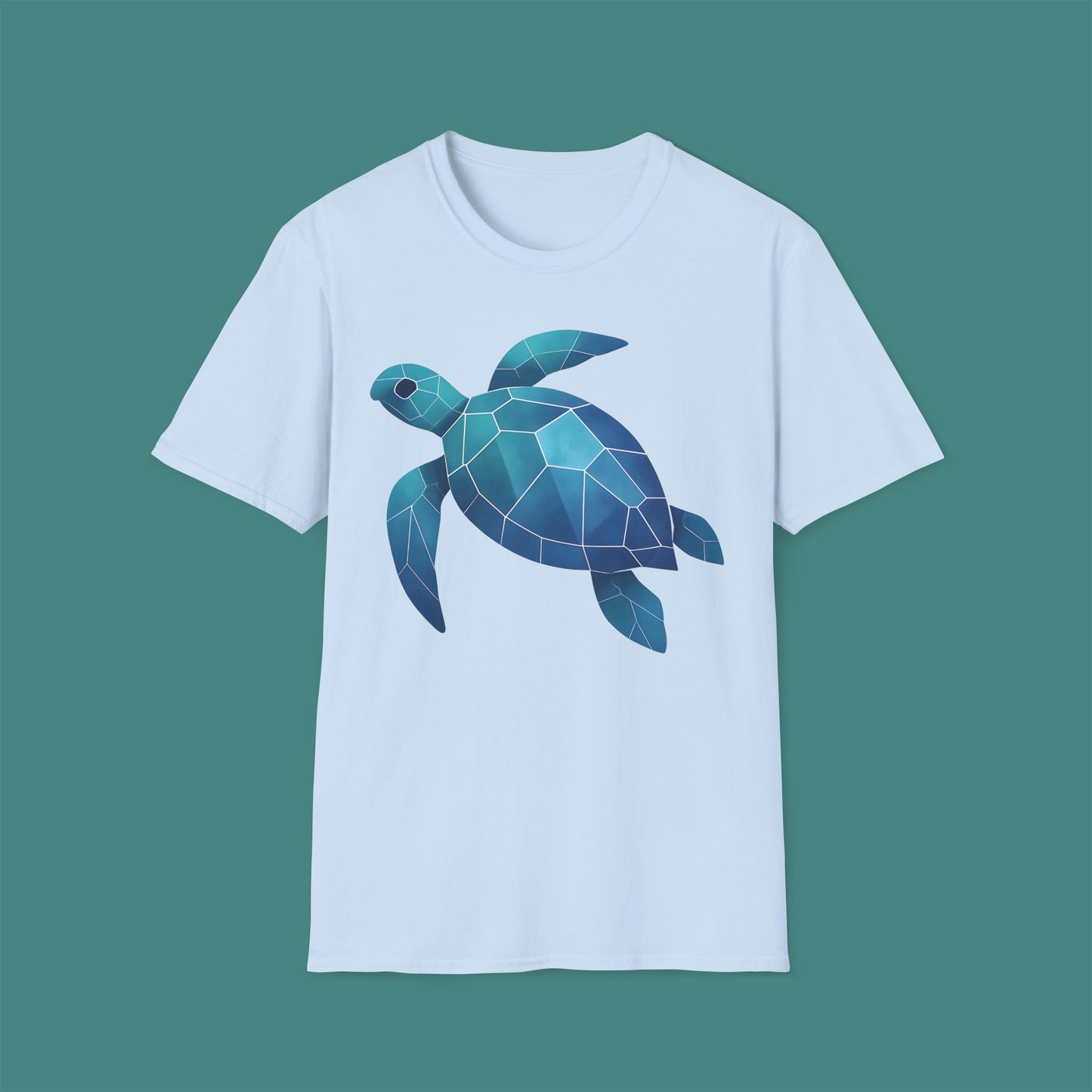 Geometric Polygon Turtle Unisex T-Shirt