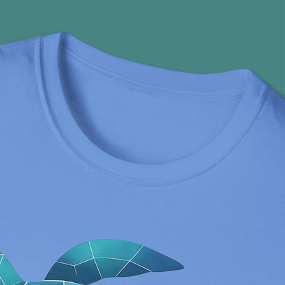 Geometric Polygon Turtle Unisex T-Shirt
