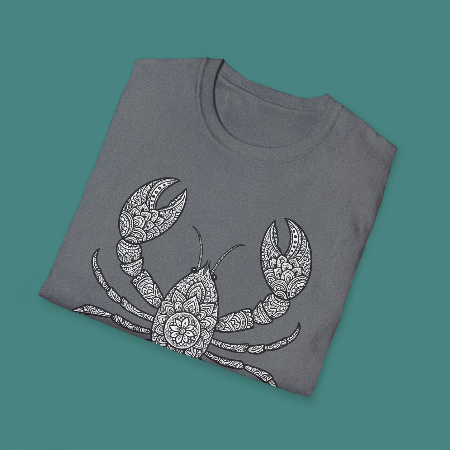 Intricate Mandala Lobster Unisex T-Shirt