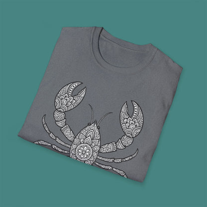 Intricate Mandala Lobster Unisex T-Shirt