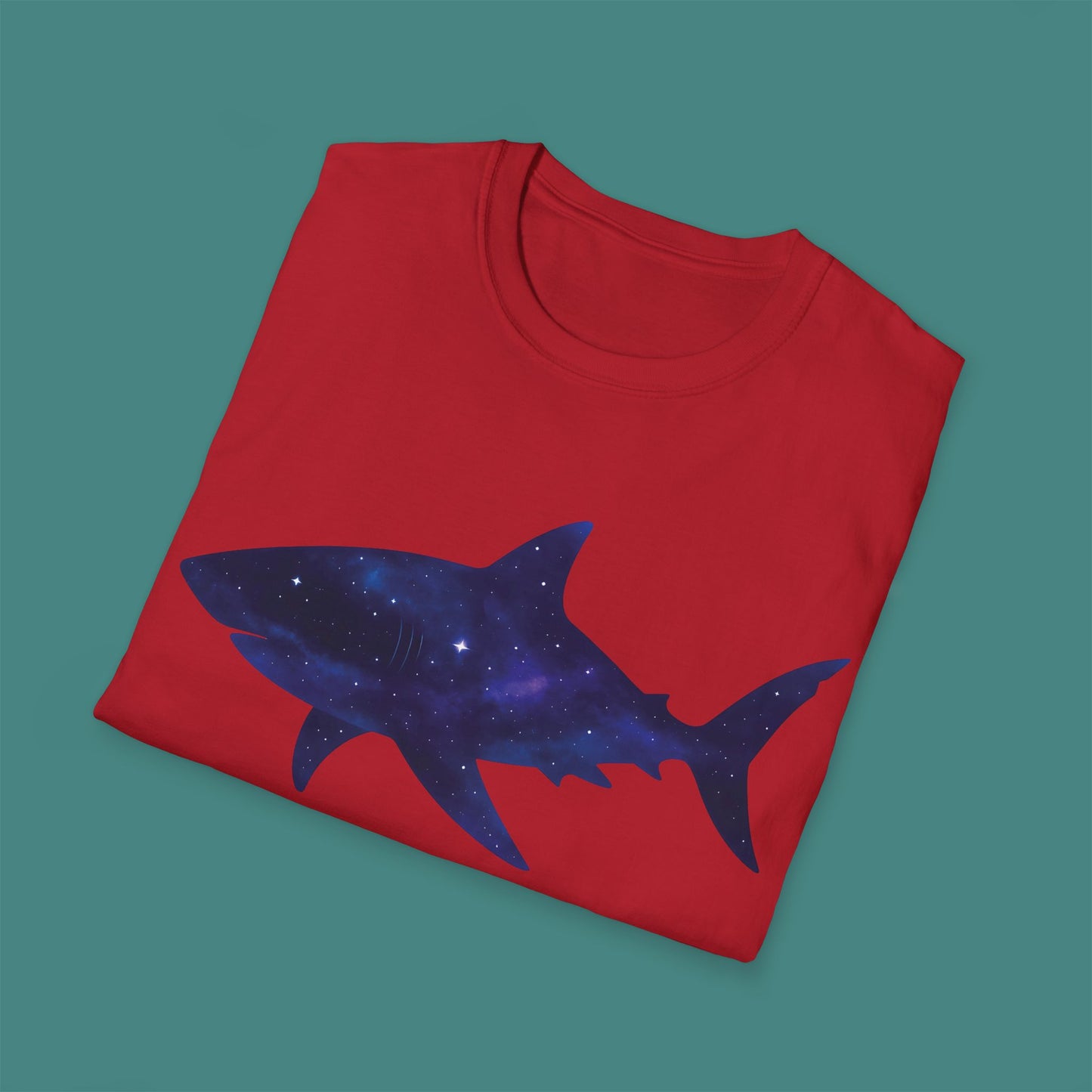 Cosmic Galaxy Shark Unisex T-Shirt