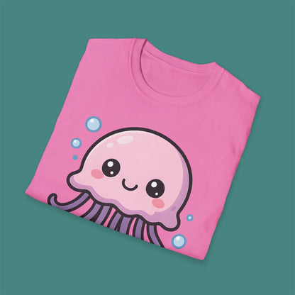 Cartoon Cute Jellyfish Unisex T-Shirt