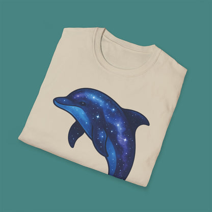 Cosmic Galaxy Dolphin Unisex T-Shirt