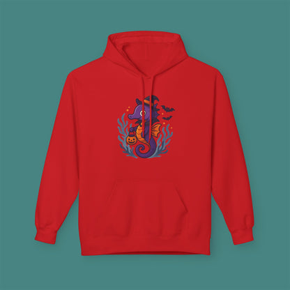 Halloween Seahorse Fleece Unisex Hoodie