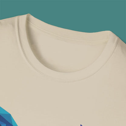 Geometric Polygon Whale Unisex T-Shirt