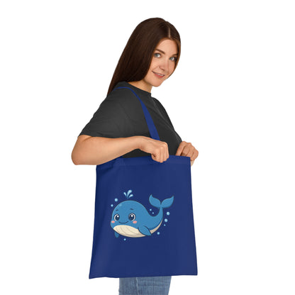 Cartoon Cute Whale Tote Bag