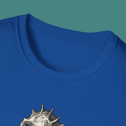 Vintage Etching Seahorse Unisex T-Shirt