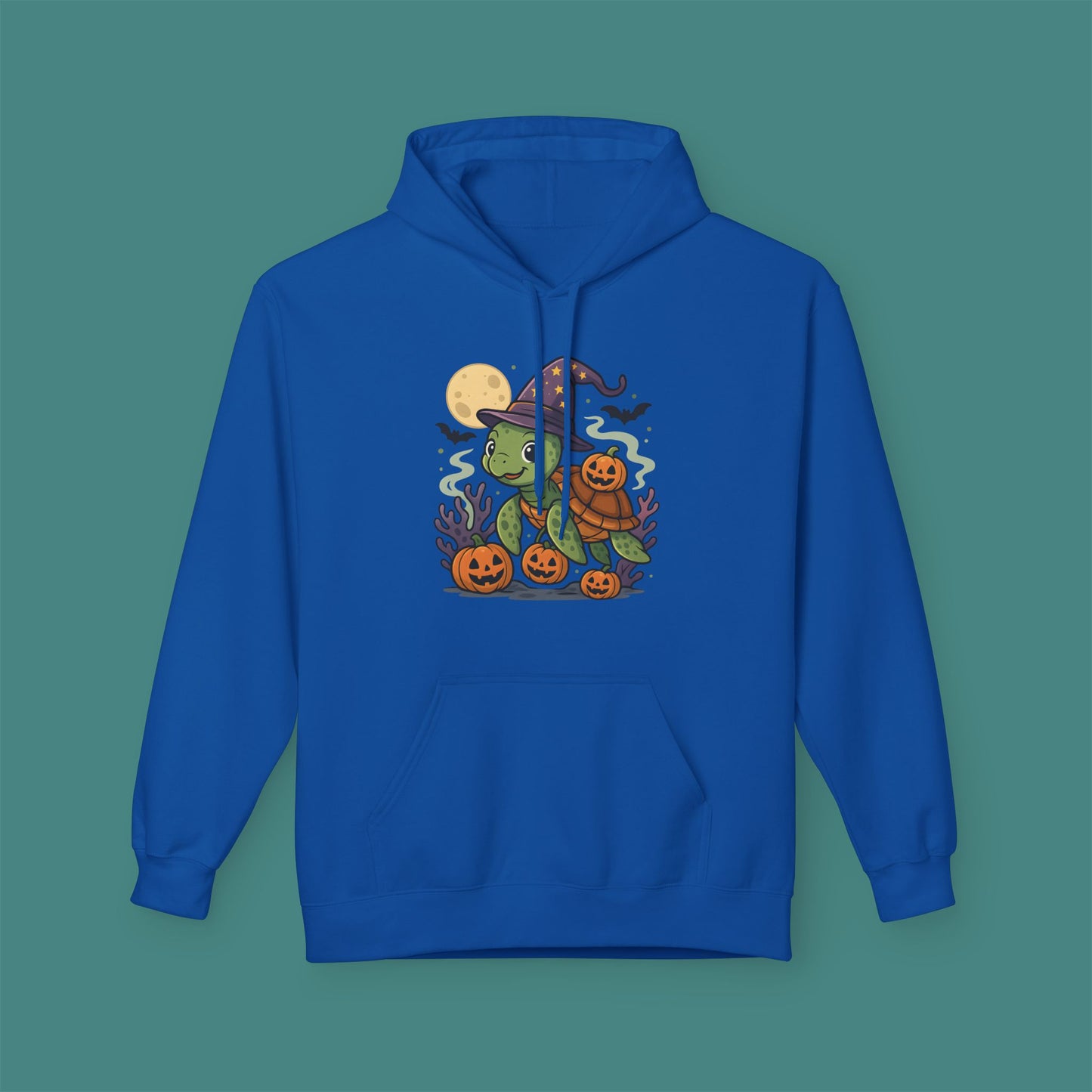Halloween Turtle Fleece Unisex Hoodie