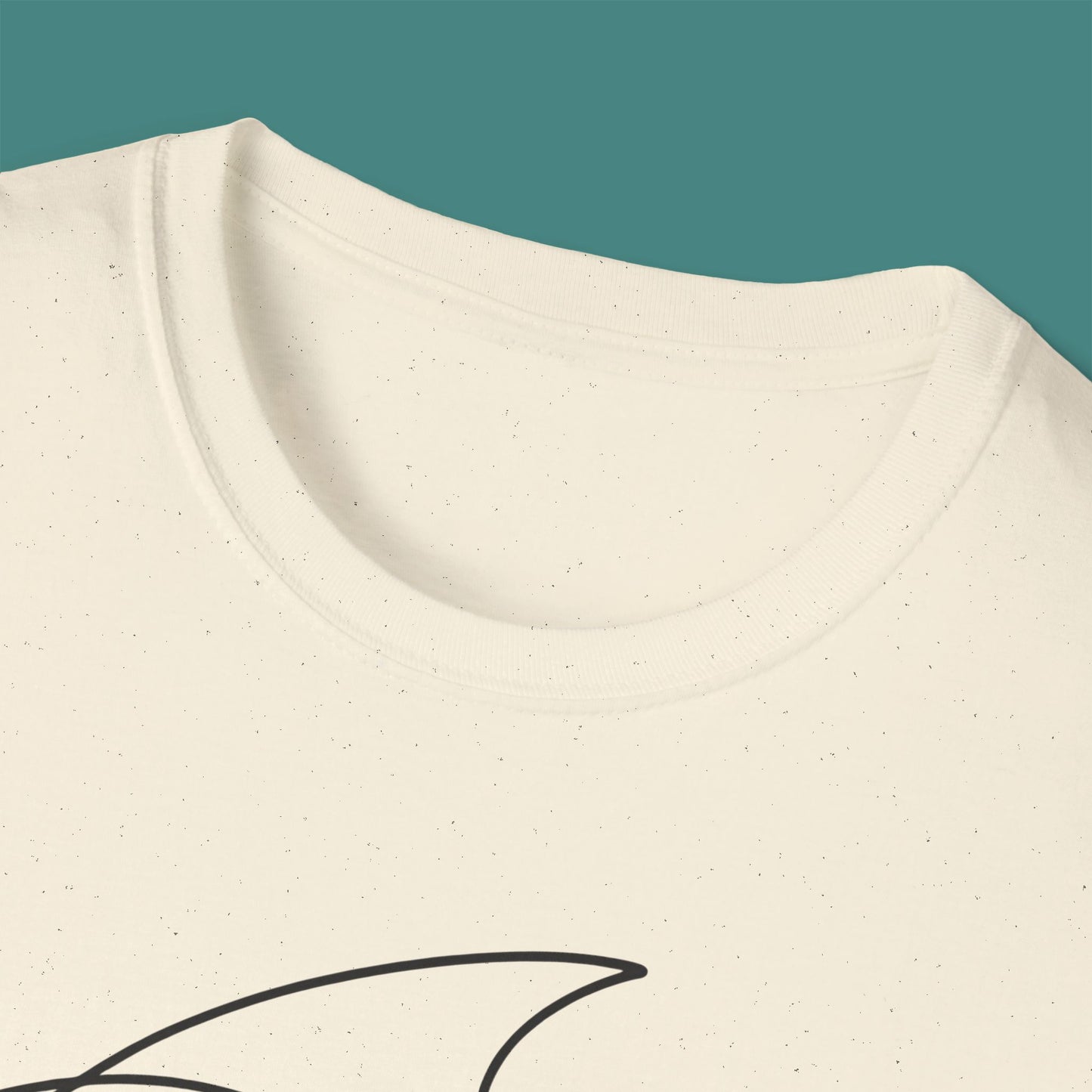 Minimalist Line Art Fish Unisex T-Shirt