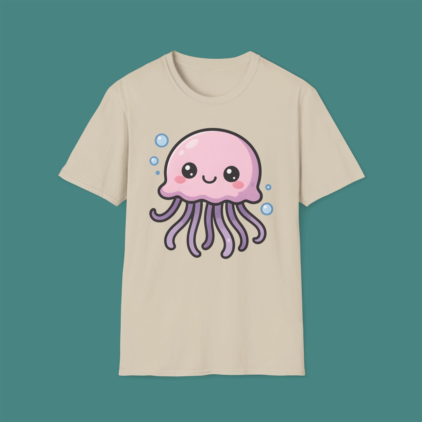 Cartoon Cute Jellyfish Unisex T-Shirt