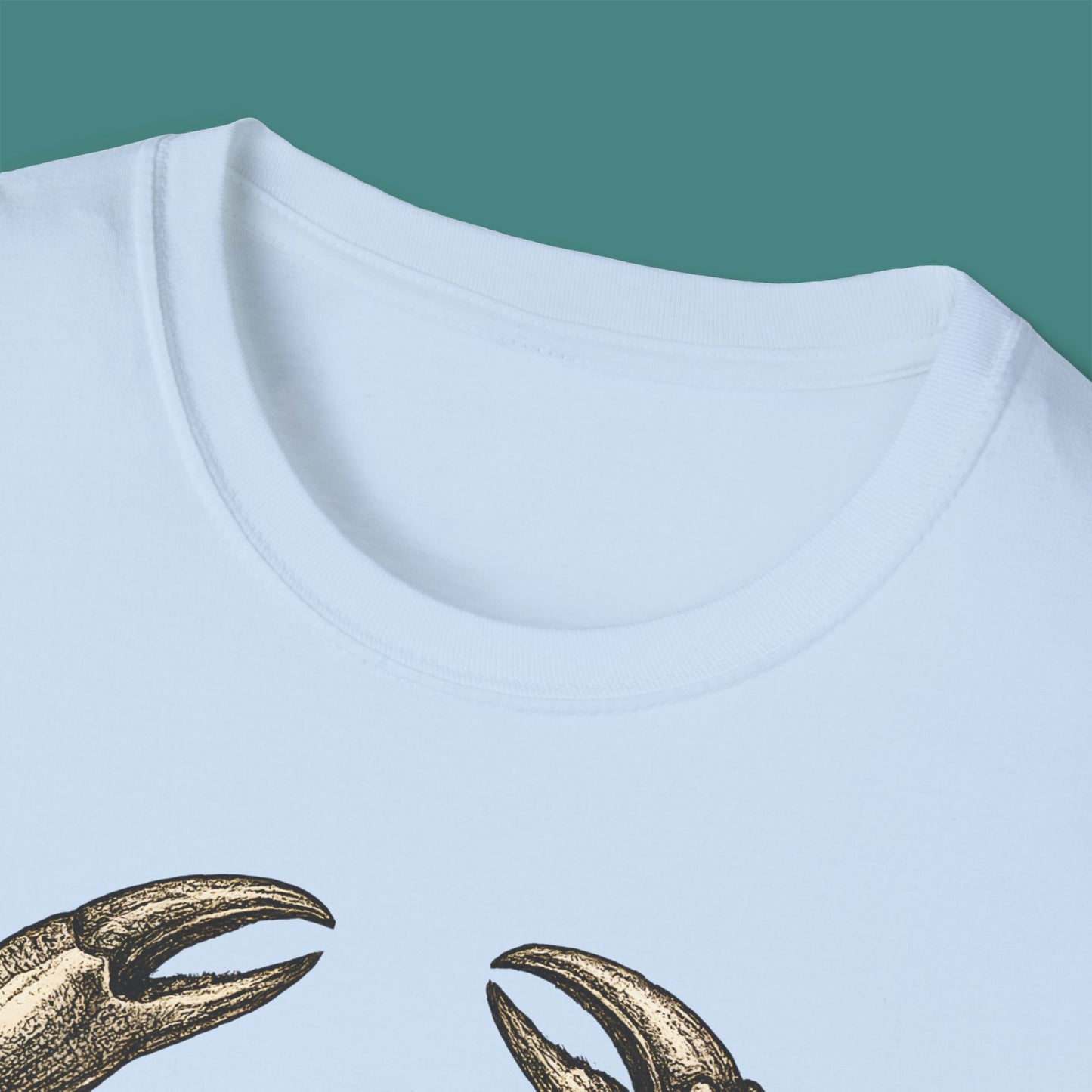 Vintage Etching Crab Unisex T-Shirt