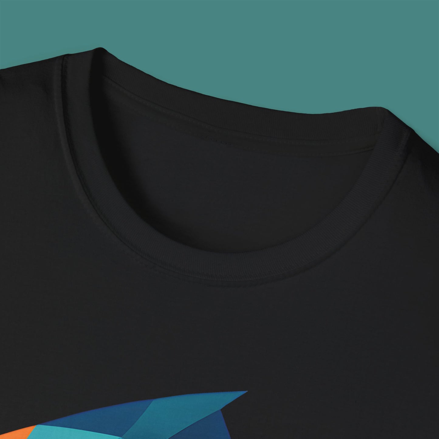 Geometric Polygon Fish Unisex T-Shirt