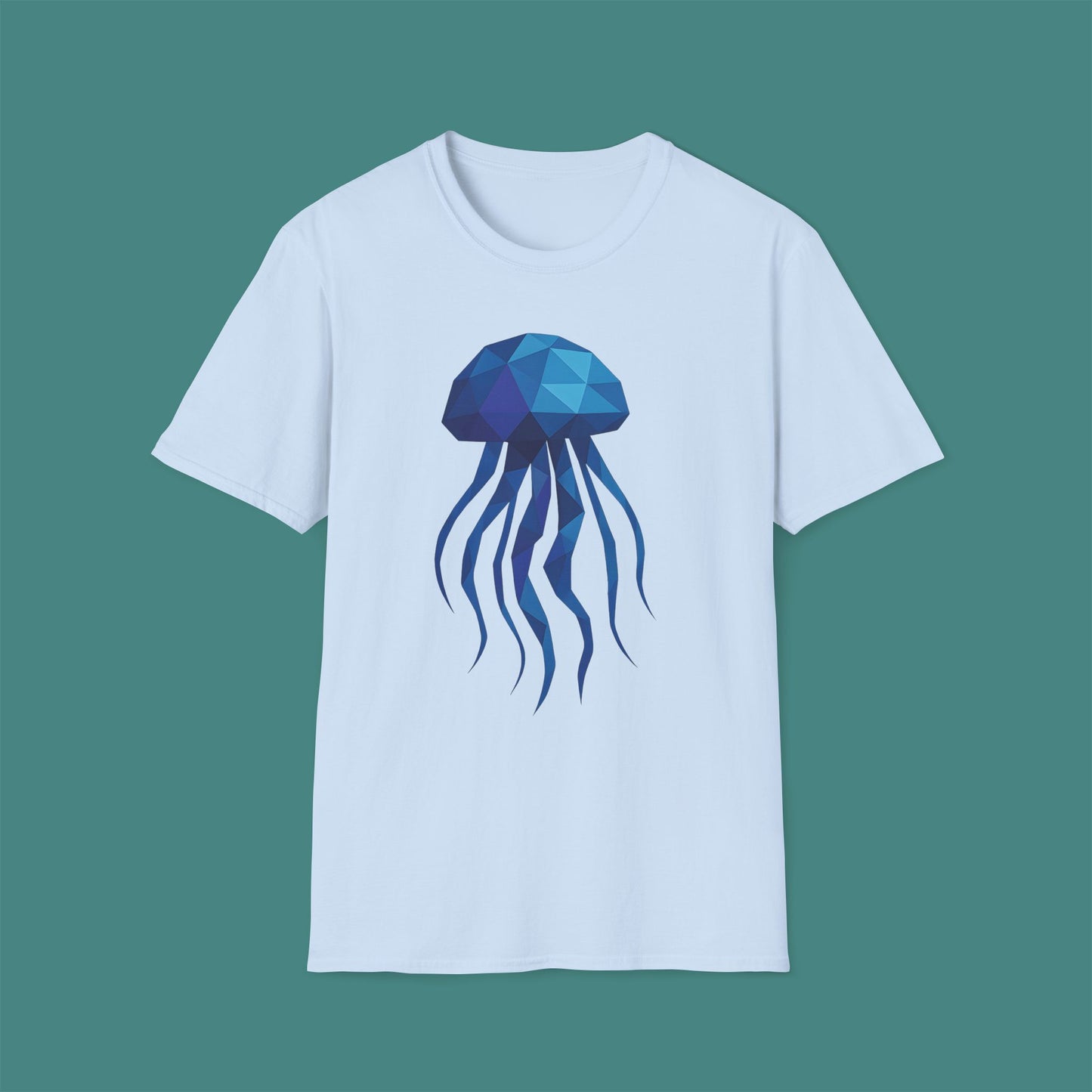 Geometric Polygon Jellyfish Unisex T-Shirt