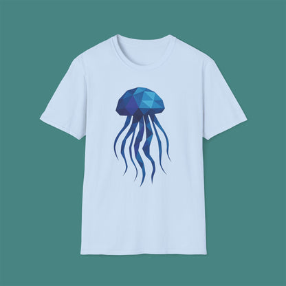 Geometric Polygon Jellyfish Unisex T-Shirt