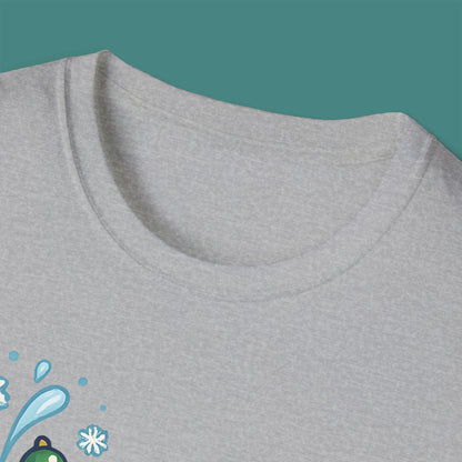 Christmas Whale Unisex T-Shirt